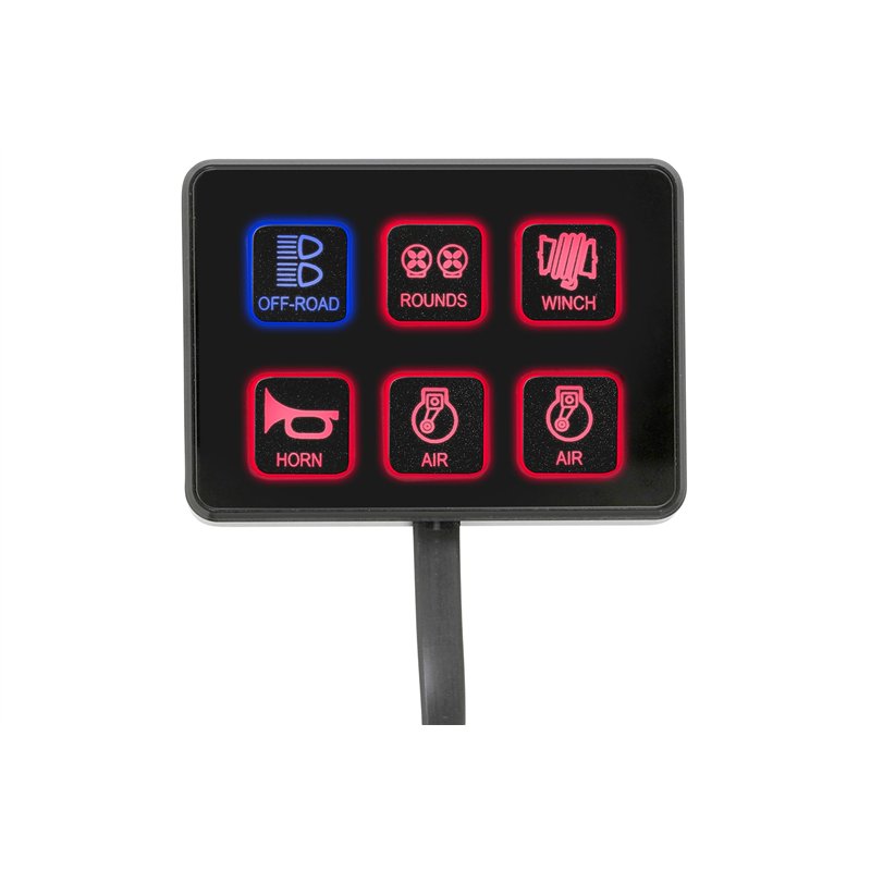 Morimoto | Pro Comp SS6 Universal Upfitter Switch Panel: Universal
