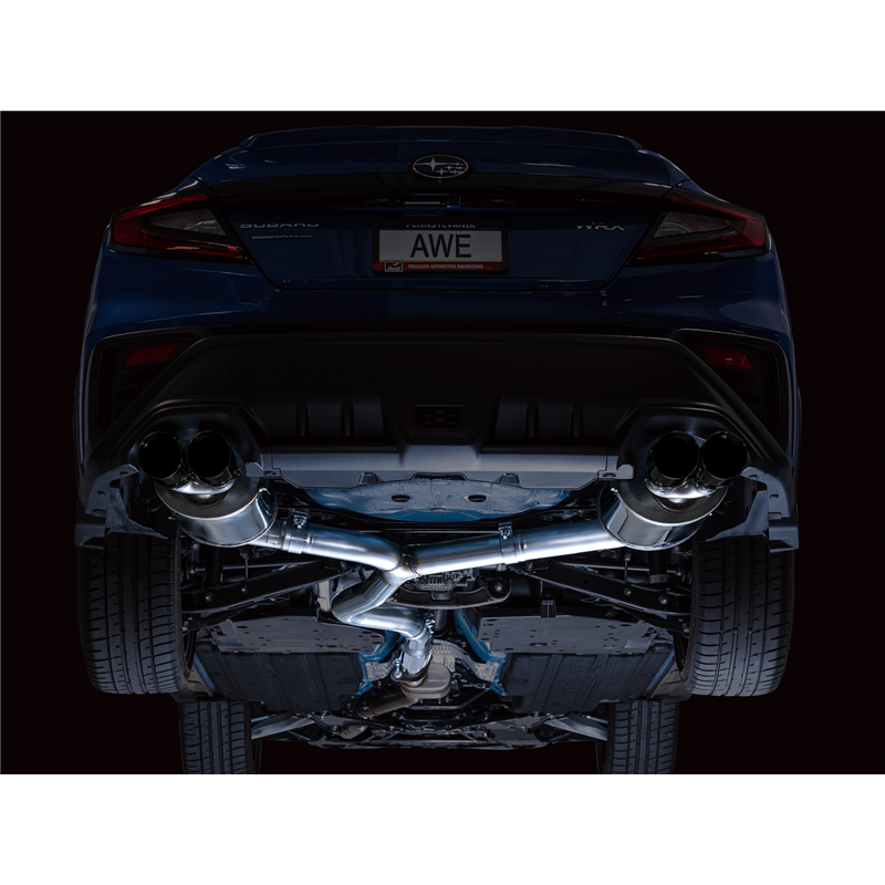 AWE Tuning | Touring Edition Exhaust - WRX 2022-2025 AWE Tuning Cat-Back Exhausts