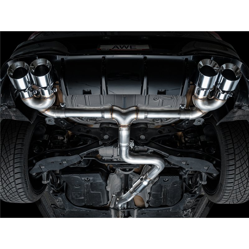 AWE Tuning | Track Edition Exhaust - Golf R 20th Anniversary Edition / Base 2.0T 2022-2025