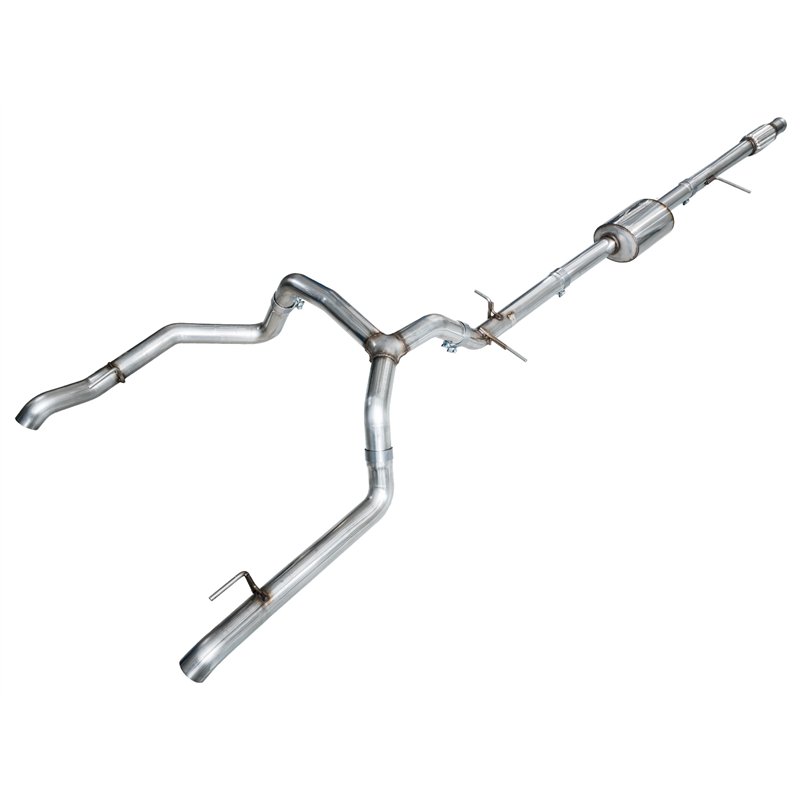 AWE Tuning | 0FG Cat-Back Split Rear Exit Exhaust - Silverado / Sierra 1500 / Limited 5.3L 2019-2024
