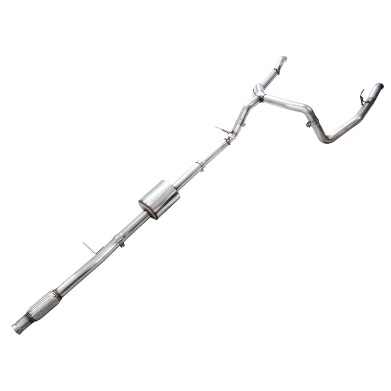 AWE Tuning | 0FG Cat-Back Split Rear Exit Exhaust - Silverado / Sierra 1500 / Limited 5.3L 2019-2024