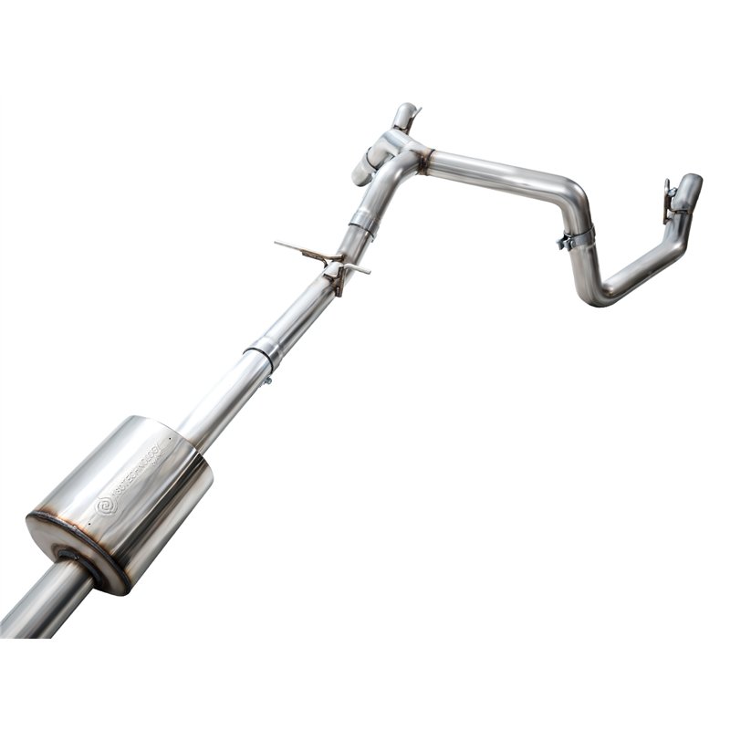 AWE Tuning | 0FG Cat-Back Split Rear Exit Exhaust - Silverado / Sierra 1500 / Limited 5.3L 2019-2024