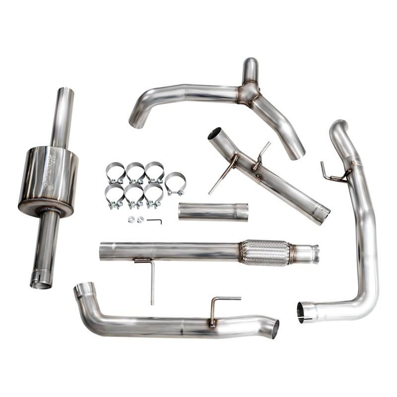 AWE Tuning | 0FG Cat-Back Split Rear Exit Exhaust - Silverado / Sierra 1500 / Limited 5.3L 2019-2024