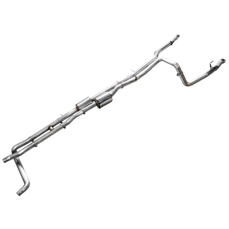 AWE Tuning | 0FG Cat-Back Split Rear Exit Exhaust - Silverado / Sierra 1500 6.2L 2019-2026