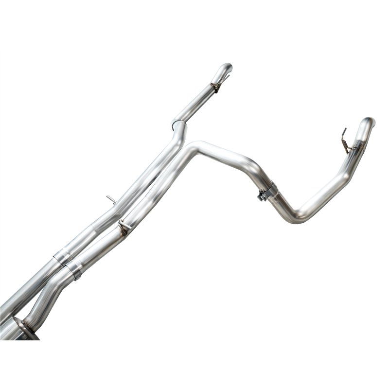 AWE Tuning | 0FG Cat-Back Split Rear Exit Exhaust - Silverado / Sierra 1500 6.2L 2019-2026