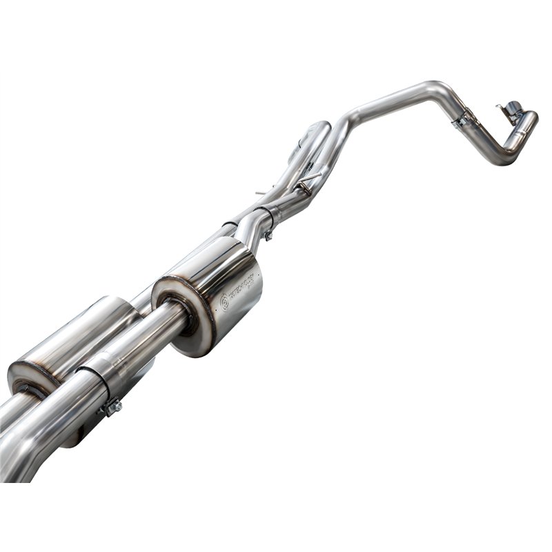 AWE Tuning | 0FG Cat-Back Split Rear Exit Exhaust - Silverado / Sierra 1500 6.2L 2019-2026