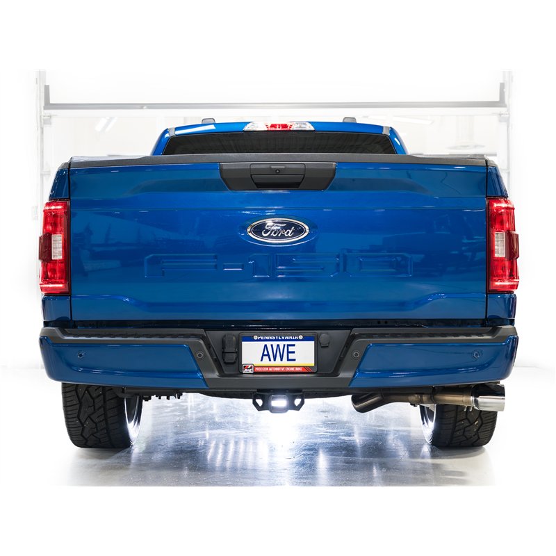 AWE Tuning | 0FG Dual Side Exit Exhaust - F-150 XL / XLT 5.0L 2021-2025