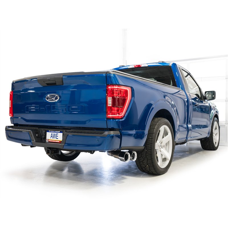 AWE Tuning | 0FG Dual Side Exit Exhaust - F-150 XL / XLT 5.0L 2021-2025