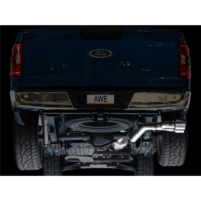 AWE Tuning | 0FG Dual Side Exit Exhaust - F-150 XL / XLT 5.0L 2021-2025