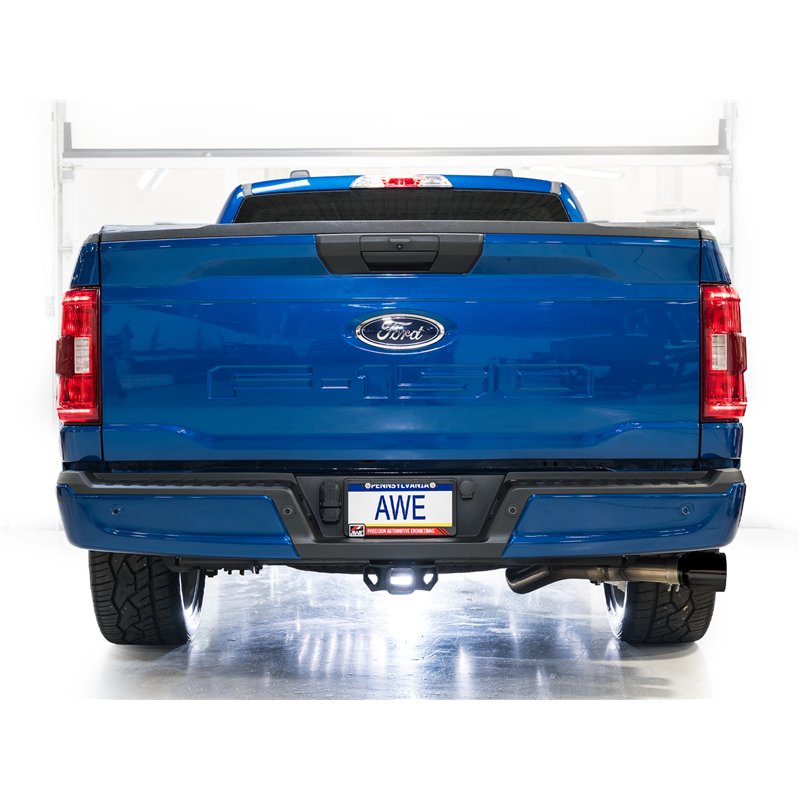 AWE Tuning | 0FG Dual Side Exit Exhaust - F-150 XL / XLT 5.0L 2021-2025