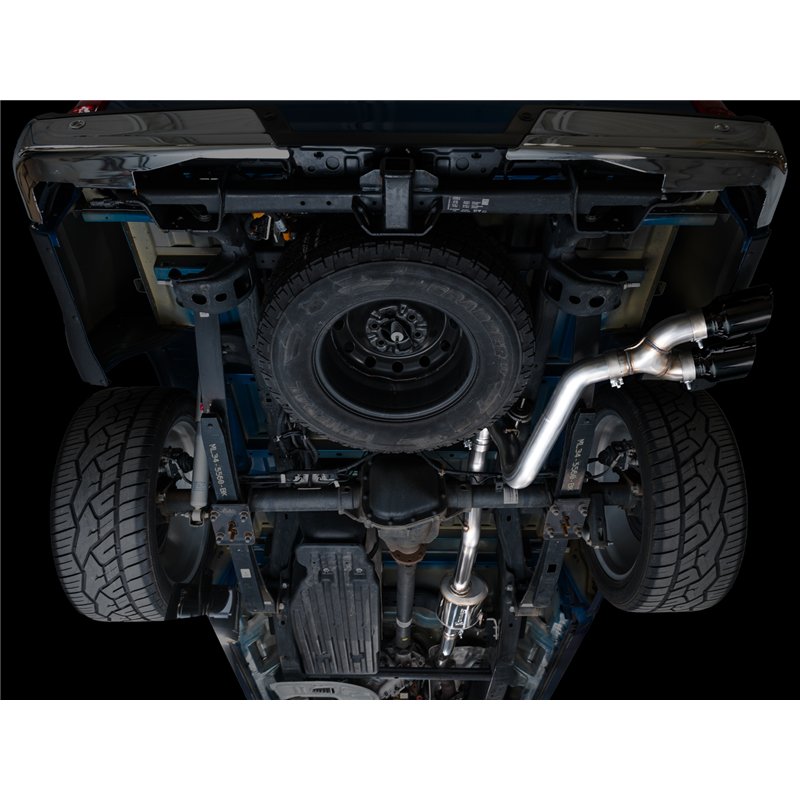AWE Tuning | 0FG Dual Side Exit Exhaust - F-150 XL / XLT 5.0L 2021-2025
