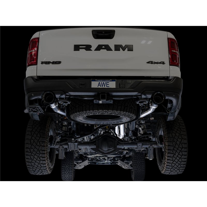 AWE Tuning | 0FG Cat-Back Exhaust - Ram 1500 RHO 3.0T 2025