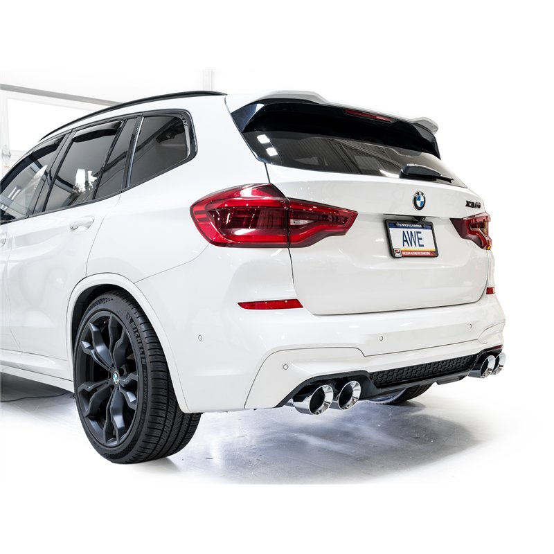 AWE Tuning | Valved SwitchPath Axle-Back Exhaust - X3 M / M Competition 3.0T 2020-2024