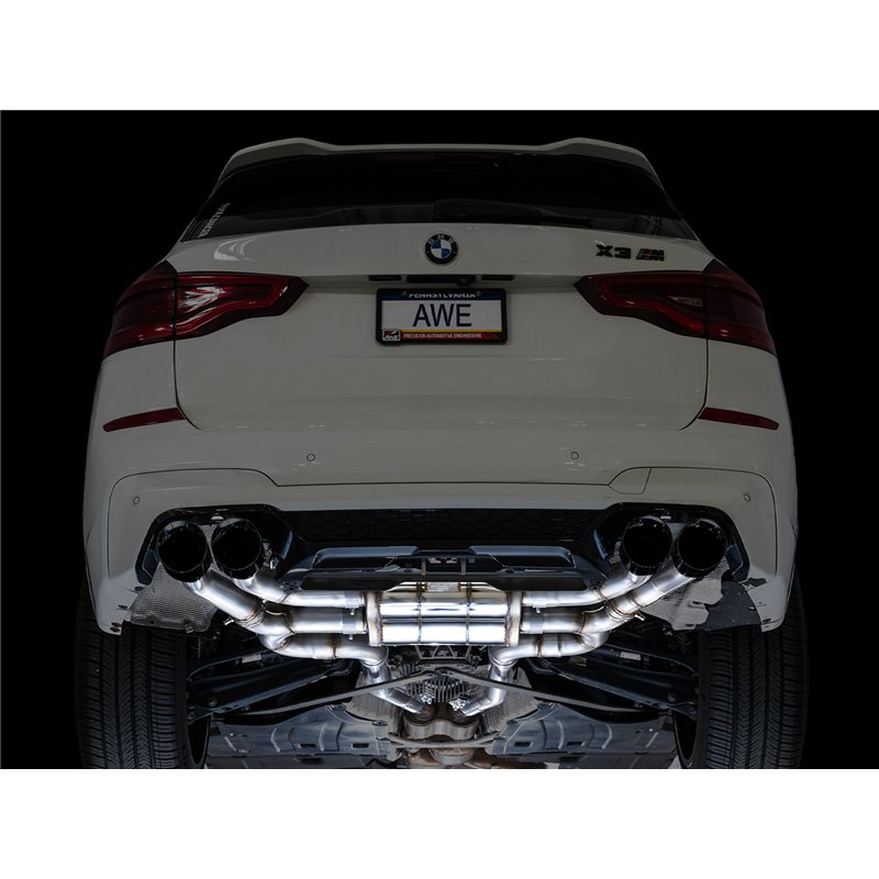 AWE Tuning | Valved SwitchPath Axle-Back Exhaust - X3 M / M Competition / X4 3.0T 2020-2025
