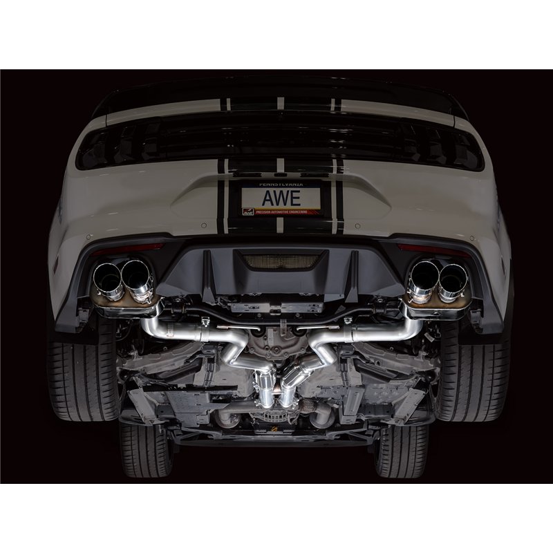 AWE Tuning | SwitchPath Cat-back Exhaust - Mustang Bullitt / GT 5.0L 2018-2023