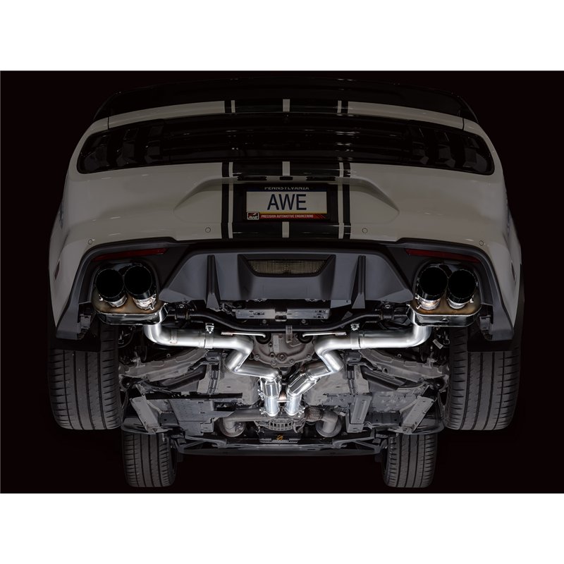 AWE Tuning | SwitchPath Cat-back Exhaust - Mustang Bullitt / GT 5.0L 2018-2023