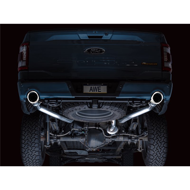 AWE Tuning | 0FG Non-Resonated Cat-Back - F-150 3.5T / 5.0L 2021-2025