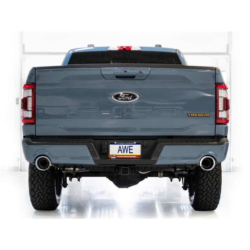 AWE Tuning | 0FG Resonated Cat-Back - F-150 3.5T / 5.0L 2021-2025