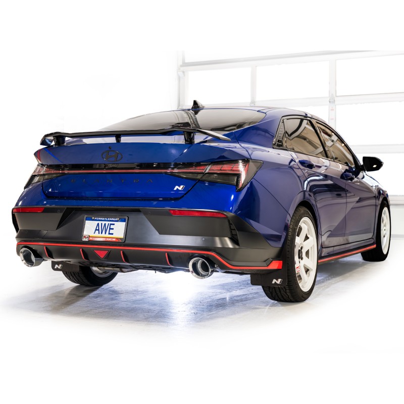 AWE Tuning | Track Cat-Back Exhaust - Elantra N 2.0T 2022-2026 AWE Tuning Cat-Back Exhausts