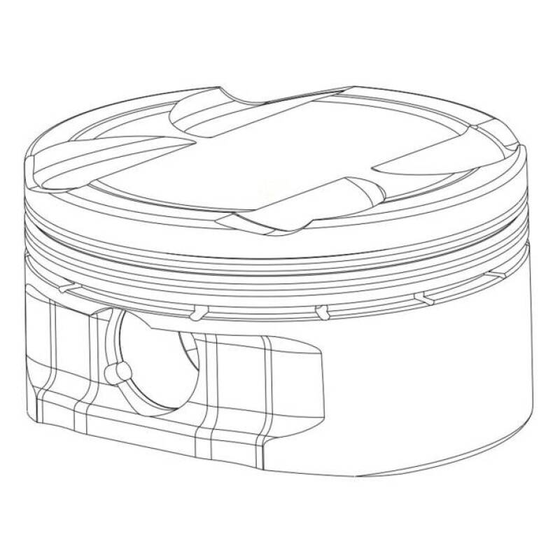 Wiseco | - Toyota, 2JZ-GTE, 86.50 mm Bore, Piston Set
