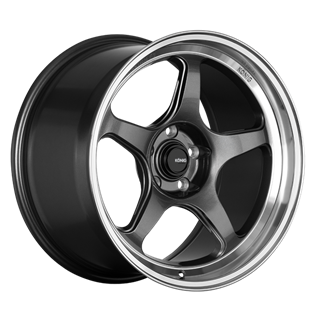 Konig | HP 18x8.5 ET32 - Anthracite Metallic w/ Mirror Machined Lip