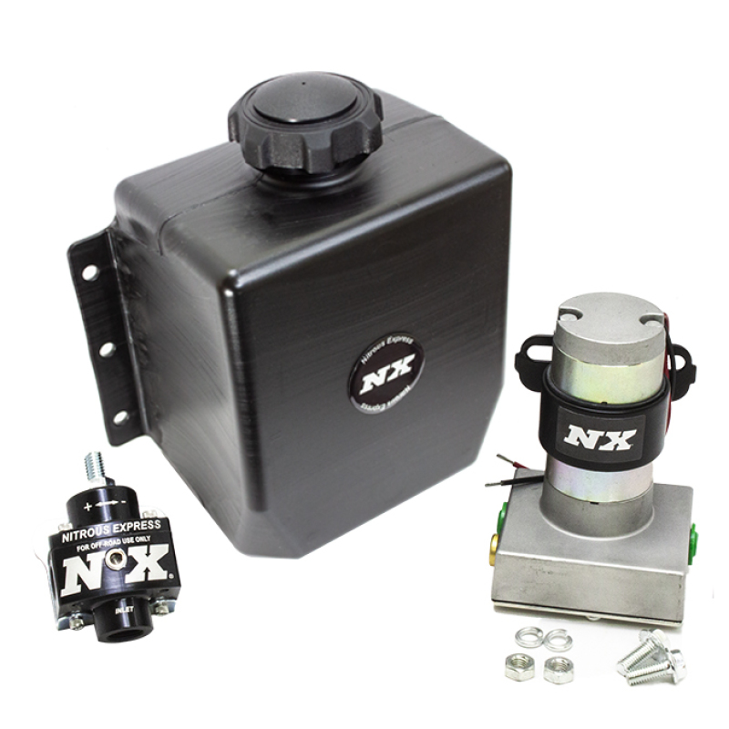 Nitrous Express | Stand Alone Fuel Enrichment System(Safe), External Pump And Regulator, 3qt Tank
