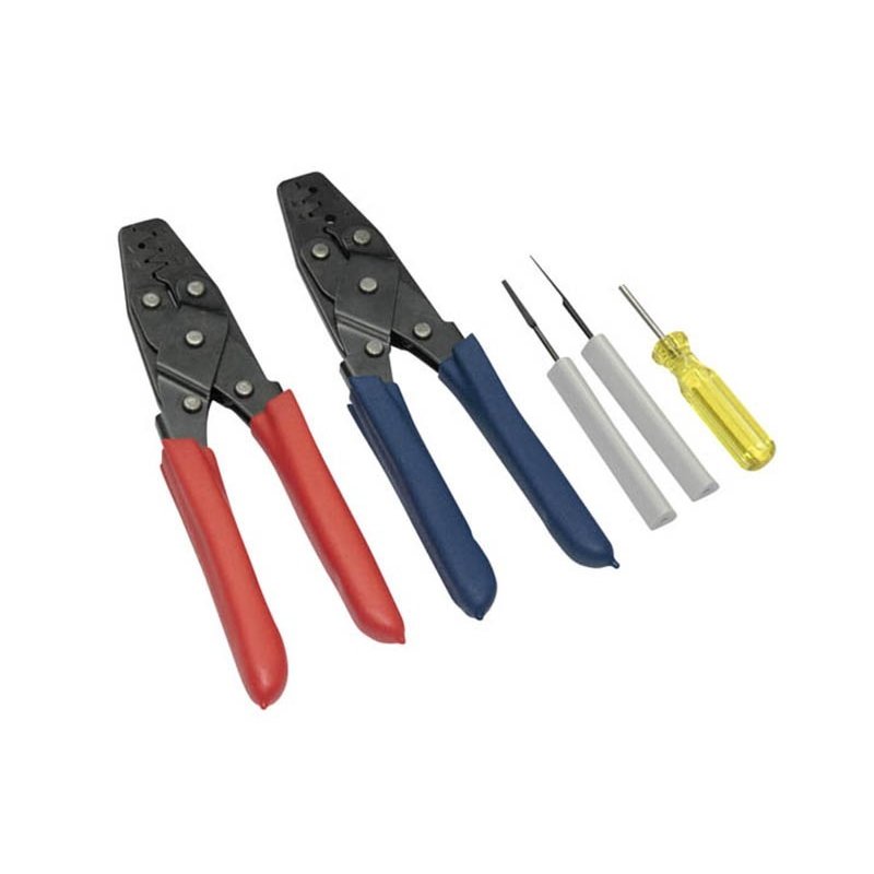 Haltech | Dual Crimper set - inc 3 pin removal tools