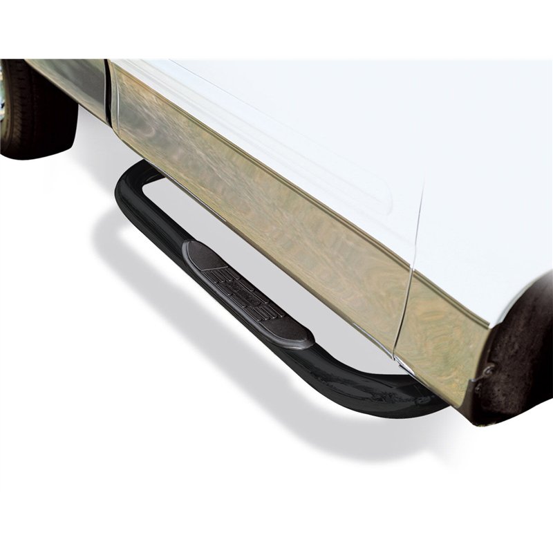 Go Rhino | 4000 Series Side Steps with Mounting Brackets Kit - Black Powder Coat - Chevrolet / GMC 2000-2019