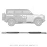 Go Rhino | 4in 1000 Series Side Steps - 73in long - BOARDS ONLY - Bronco / Wrangler (JL) 2018-2025