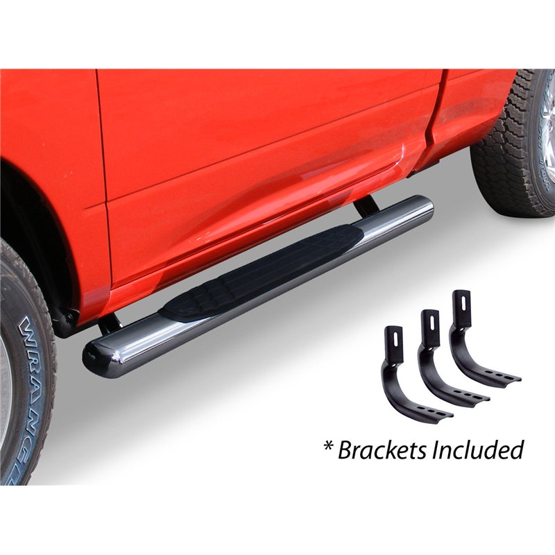 Go Rhino | 4in OE Xtreme Side Steps with Mounting Brackets Kit - Chevrolet / GMC 2007-2019