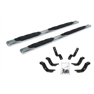 Go Rhino | 5in 1000 Series Side Steps with Mounting Brackets Kit - Titan 5.6L 2004-2015