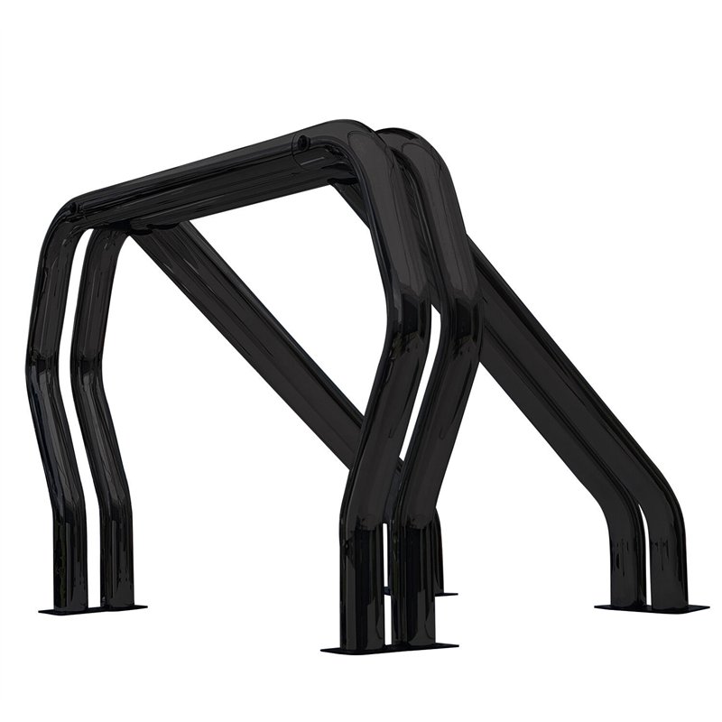 Go Rhino | Bed Bars Complete Kit - Double Bar/Double Kicker (Between wheel wells) - Black