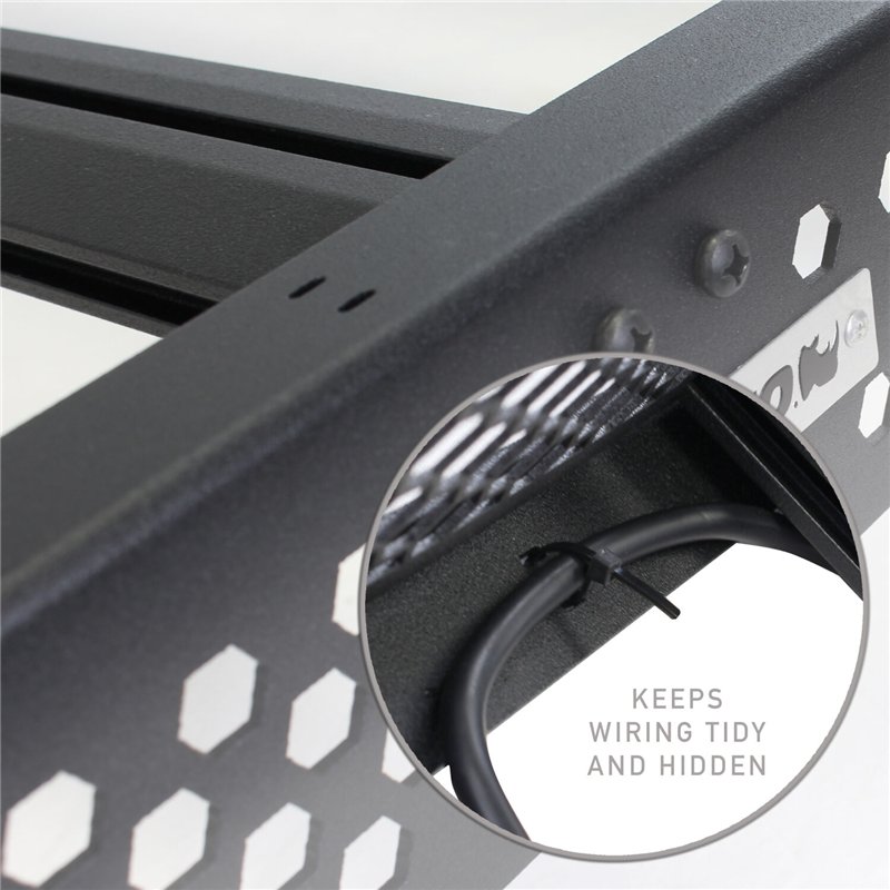 Go Rhino | Ceros Low Profile Roof Rack - Crew Cab Only - Silverado / Sierra 1500 / Limited 2019-2025