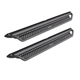 Go Rhino | Dominator Xtreme D1 Side Steps with Rocker Panel Mounting Bracket Kit - F-150 / XLT / F-250 / F-350 2015-2025