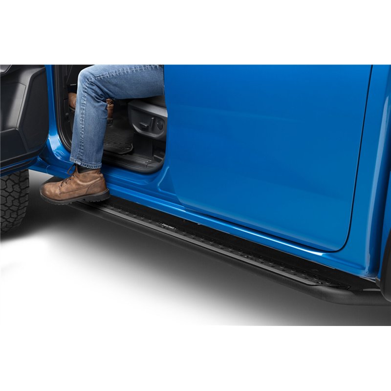 Go Rhino | Dominator Xtreme DSS Side Steps w/ Mounting Brackets Kit - Textured Black - Ranger 2.3T / 2.7T / 3.0T 2019-2025