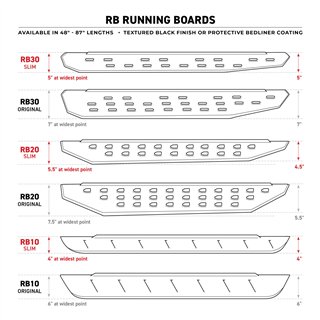 Go Rhino | RB10 Running Boards with Mounting Brackets Kit - F-250 / F-350 2017-2025