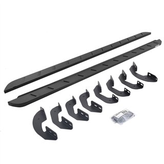 Go Rhino | RB10 Slim Line Running Boards with Mounting Brackets Kit - TexBlack - Double Cab - Tundra 3.5T 2022-2025
