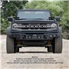 Go Rhino | Rockline Winch-Ready Front Full Width Bumper For Ford Bronco - Bronco 2.3T / 2.7T / 3.0T 2021-2024