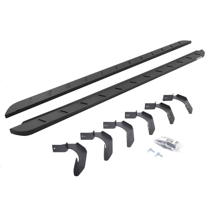 Go Rhino | RB10 Slim Line Running Boards with Mounting Brackets Kit - F-150 2004-2014