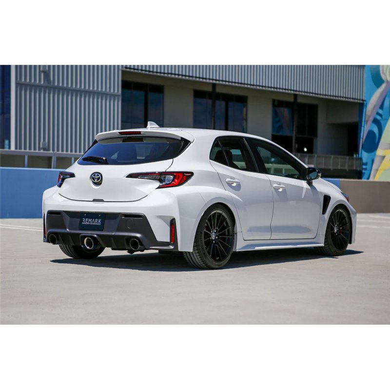 REMARK | Catback Exhaust, Elite Spec Stainless Center Cover - GR Corolla 1.6T 2023-2025 REMARK Cat-Back Exhausts