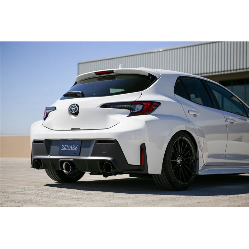 REMARK | Catback Exhaust, Elite Spec Burnt Ti Center Cover - GR Corolla 1.6T 2023-2025 REMARK Cat-Back Exhausts