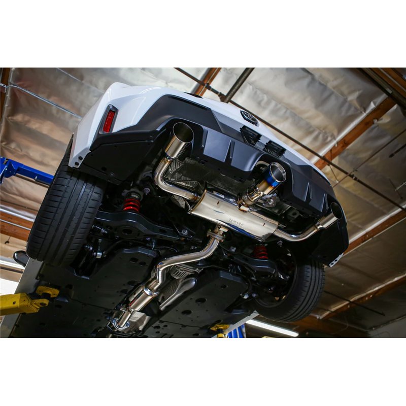 REMARK | Catback Exhaust, Elite Spec Burnt Ti Center Cover - GR Corolla 1.6T 2023-2025 REMARK Cat-Back Exhausts