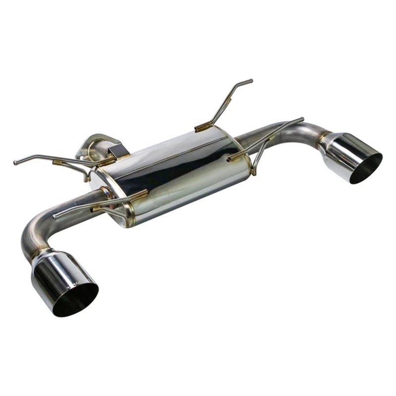 REMARK | Axleback Exhaust w/ Muffler, Stainless Single Wall Tips - BRZ / GR86 2.4L 2022-2025 REMARK Axle-Back Exhausts