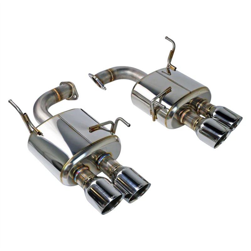 REMARK | Axleback Exhaust, Stainless Double Wall Tip (Muffler Version - QUIET Spec) - WRX 2.4T 2022-2025 REMARK Axle-Back Exh...