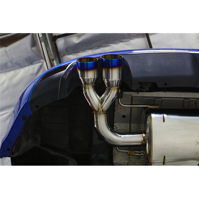 REMARK | Catback Exhaust, Sports Touring Spec, Stainless Quad Tips (non-resonated) - WRX / WRX STi 2008-2014 REMARK Cat-Back ...