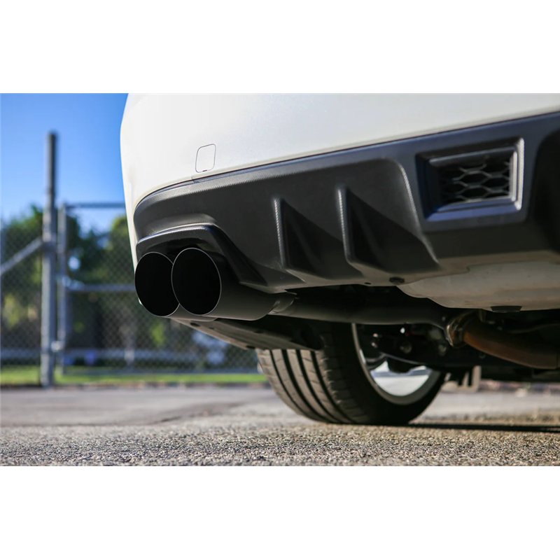 REMARK | Axleback Exhaust, Stainless Single Wall Tip (4" Version) - Cerakote Black Coating - WRX / WRX STi 2.0T / 2.5T 2015-2...