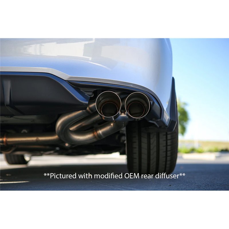 REMARK | Catback Exhaust, Burnt Stainless Tip - Civic 2.0L 2022-2026 REMARK Cat-Back Exhausts