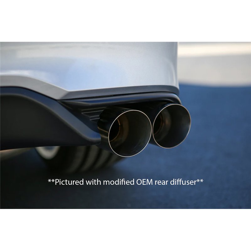 REMARK | Catback Exhaust, Burnt Stainless Tip - Civic 2.0L 2022-2026 REMARK Cat-Back Exhausts