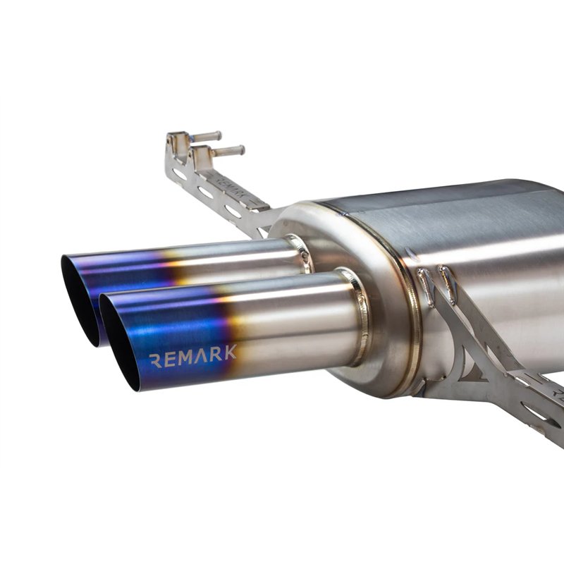 REMARK | Catback Exhaust, Sports Touring Titanium + SS Front Pipe - Civic Type R 2.0T 2023-2026 REMARK Cat-Back Exhausts