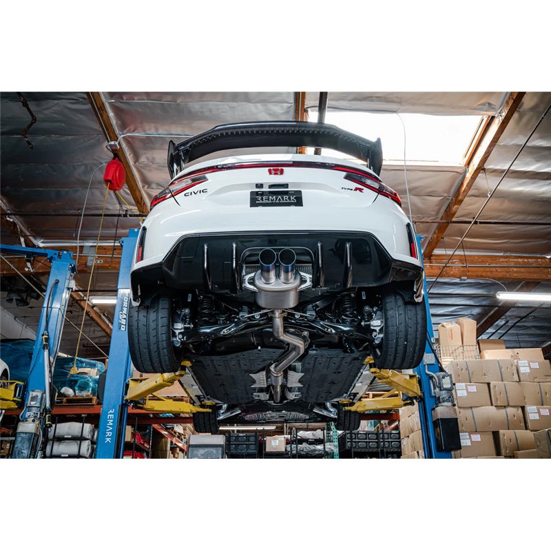 REMARK | Catback Exhaust, Sports Touring Titanium + SS Front Pipe - Civic Type R 2.0T 2023-2026 REMARK Cat-Back Exhausts